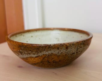 Handmade Small Ceramic Bowl – Rustic Speckled Pottery Dish