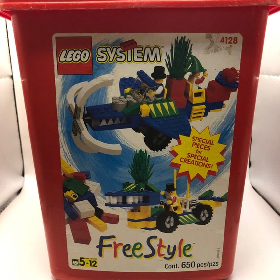 Vtg Retired Lego System 4128 Free Style Specialty Special Pieces Special Creations READ Etsy
