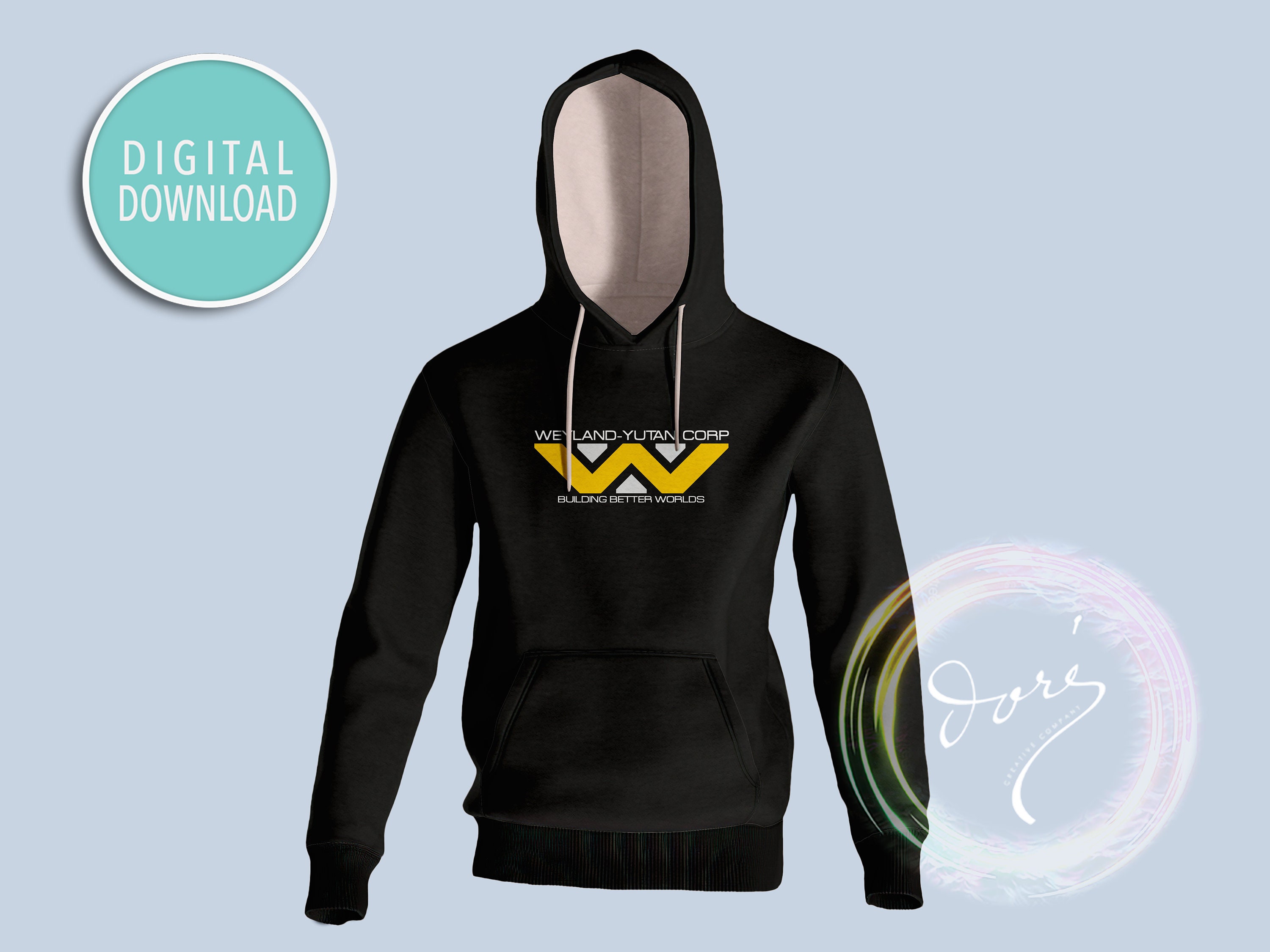 2 Weyland Yutani Alien Aliens Logos T-shirt PNG SVG for Cricut ...