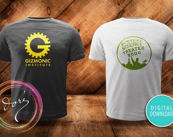 MST3K Retro Logo Pack Gizmonic Institute PNG SVG for Cricut MST3K Retro Logo Pack Gizmonic Institute PNG SVG for Cricut