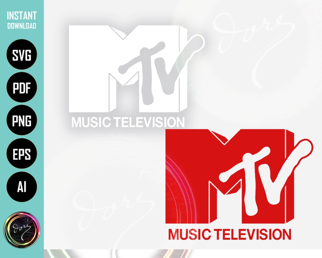 Classic Music Television Mtv Logo PNG SVG for Cricut Classic Music Television Mtv Logo PNG SVG for Cricut
