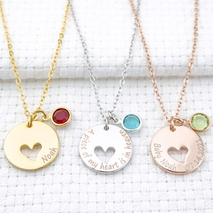 Personalized Custom Miscarriage Necklace, Baby loss, Child Loss, Remembrance, Sympathy, Condolence, Bereavement, Gift Memorial Jewelry