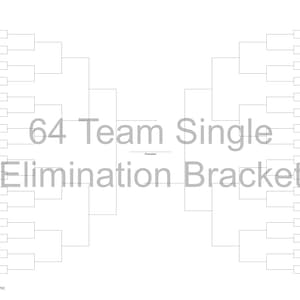 Cuadros de eliminatorias individuales de 64 equipos