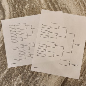 14-Team Single and Double Elimination Playoff Brackets | PDF