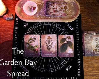 Three Card Oracle Reading | The Garden Day Spread | Magickal Herb Oracle | Spiritual Divination | Spiritual Insight | Oracle Divination