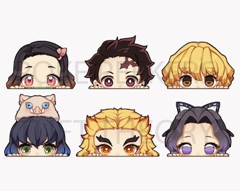 Anime DS Peeker Stickers