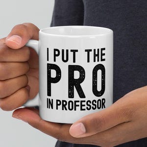 Włożyłem Pro do kubka profesora | Ulubiony prezent dla profesora | Prezent z podziękowaniem dla profesora | Prezent dla profesora od studenta | Najlepszy prezent dla profesora