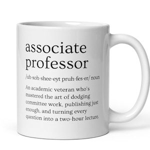 Lustige Mitarbeiter Professor Definition Tasse | Professor Tenure Geschenk | Professor Promotion Geschenk | Tenured Professor Geschenk