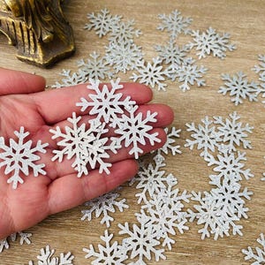 Frozen Snowflake Birthday Party Craft DIY Decor Confetti