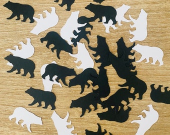Bear Birthday Party Decor Craft Confetti