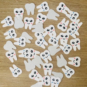 First Tooth Birthday Party Decor Confetti