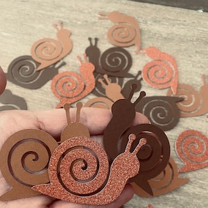 Snail Birthday Craft DIY Party Confetti