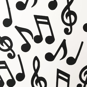 Music Note Birthday Party Craft DIY Decor Confetti