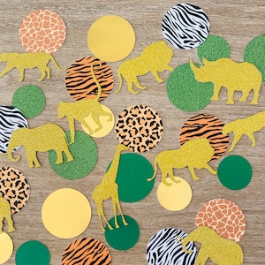 Safari Birthday Party Decor Confetti