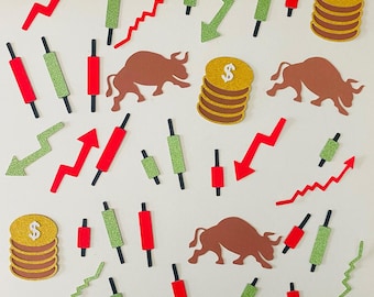 Bolsa de Valores Cumpleaños Manualidades DIY Fiesta Confeti