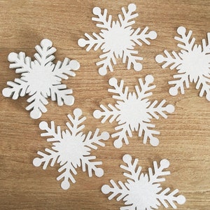 Frozen Snowflake Birthday Party Craft DIY Decor Confetti