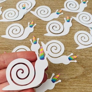 Snail Birthday Craft DIY Party Confetti