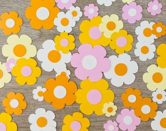 Daisy Birthday Party Decor Craft DIY Confetti