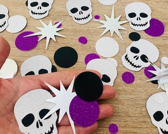 Halloween Skull Party Craft DIY Party Confetti