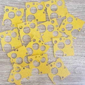 Cheese Birthday Party Decor Confetti
