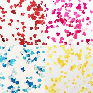 Heart Birthday Party Craft DIY Table Decor Confetti