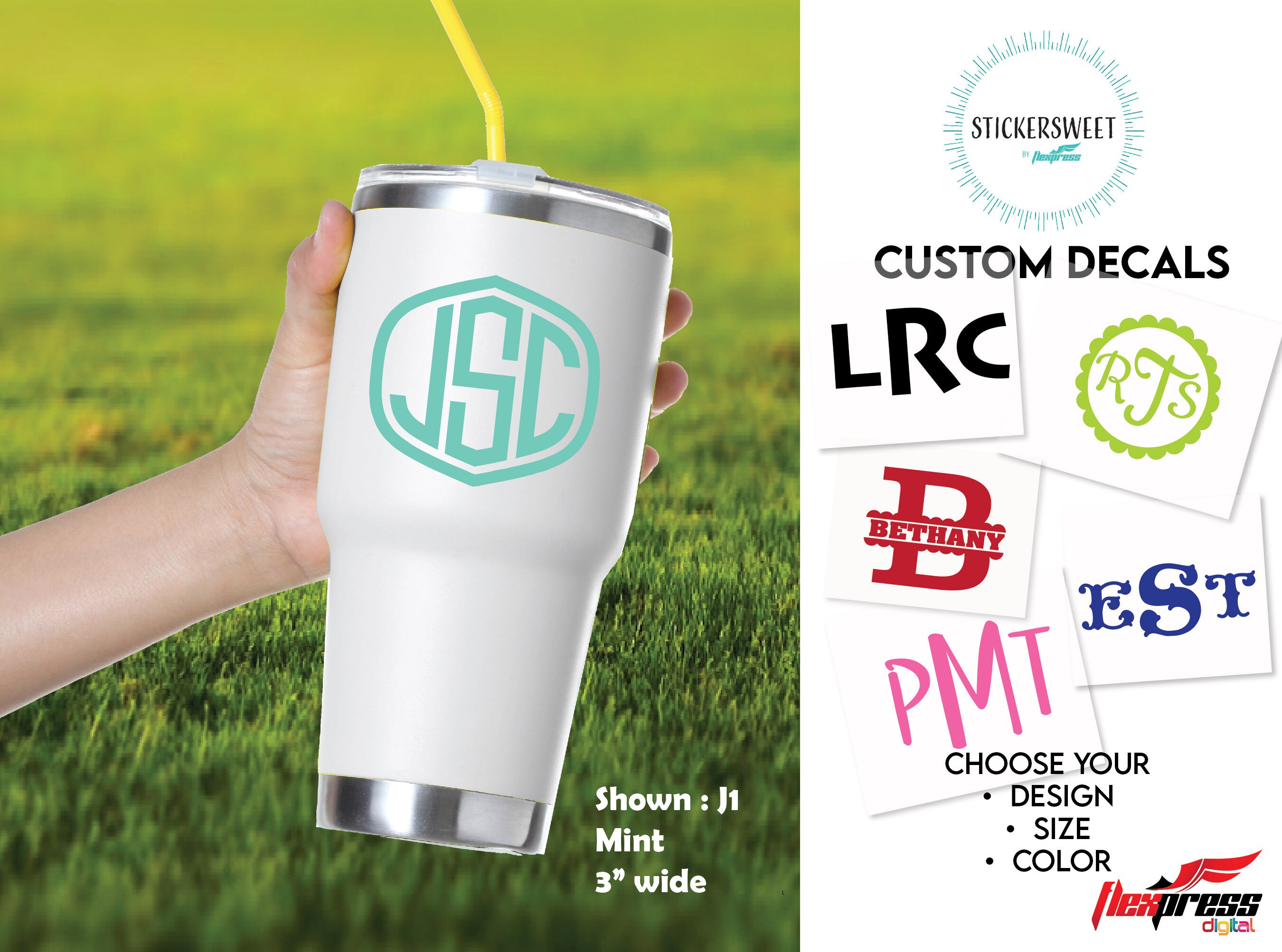 Custom Personalized Skin Decal Vinyl Wrap Kit for the Yeti Rambler Coo –  DesignSkinz