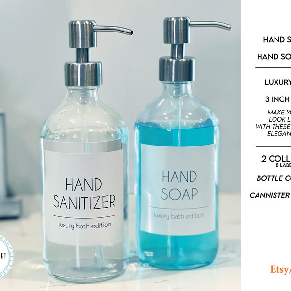 Label Soap Dispenser Etsy