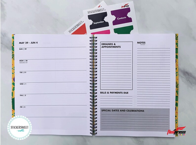 Spanish version of My Super Busy Week Mi Semana Super Atareada Notepad ...