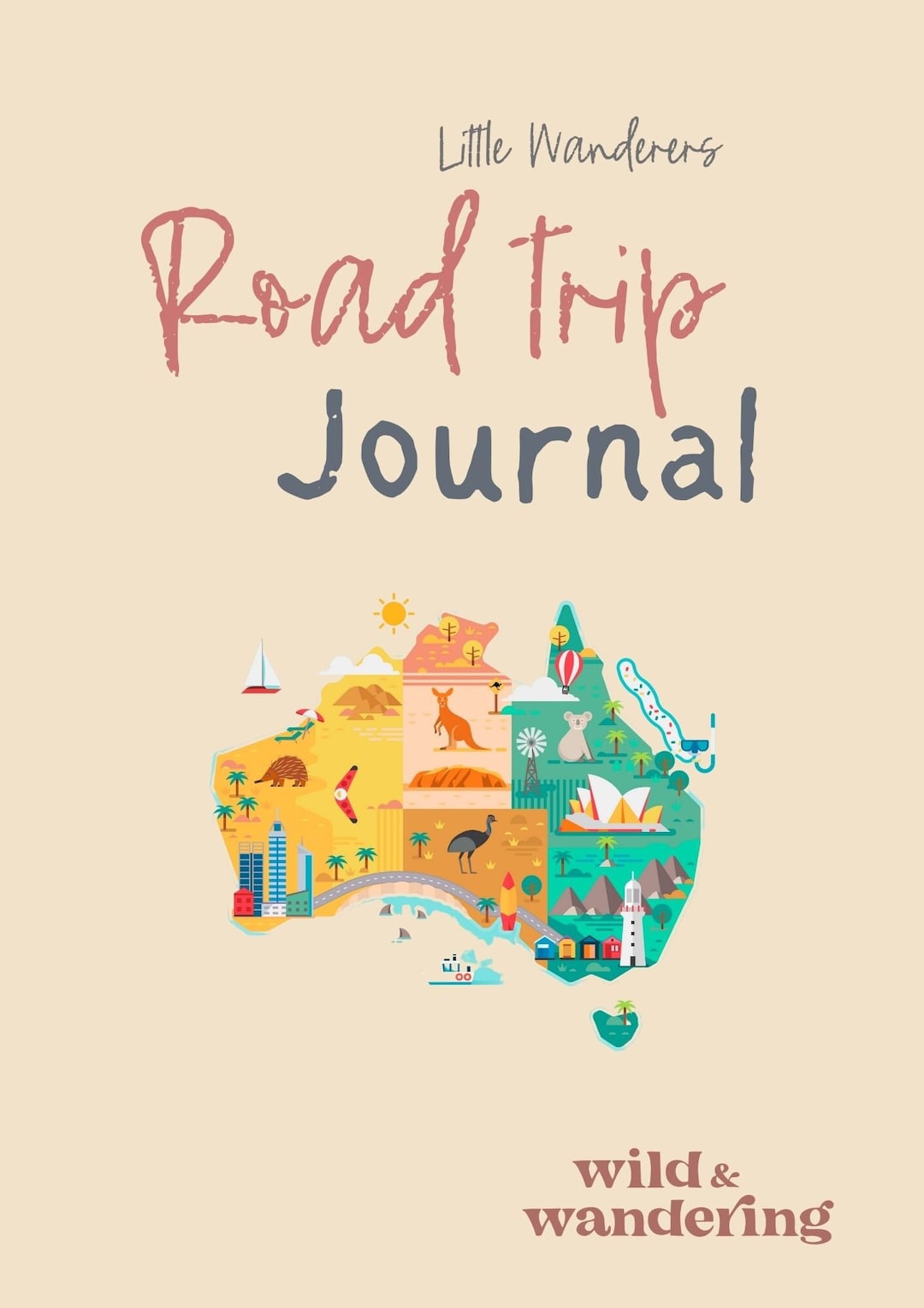 Little Wanderers Aussie Road Trip Journal PDF - Etsy