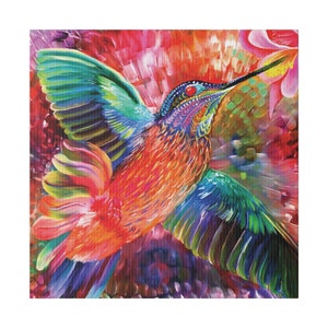 Hummingbird Gifts For Mom | Hummingbird Wall Art Print, Humming bird Canvas Print Decor,  Nursery Wall Artwork Decor, Kids Room Decorations