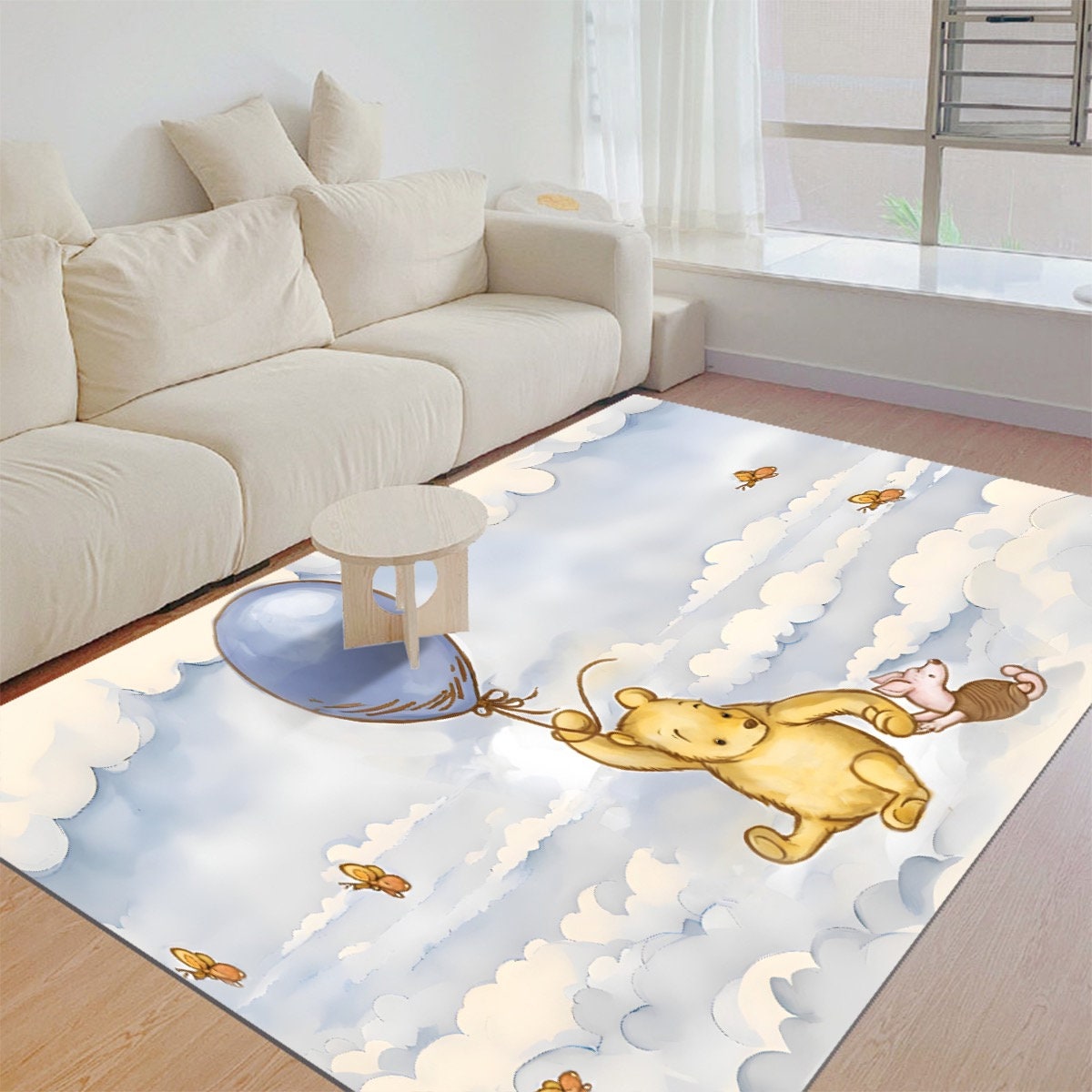 Winnie the Pooh Rug for Kids Room | Winnie the Pooh Mat Boys Girls ...