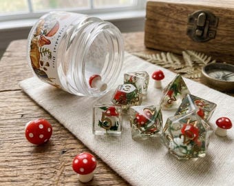 Mushroom Dice Set | D&D Dice | DND