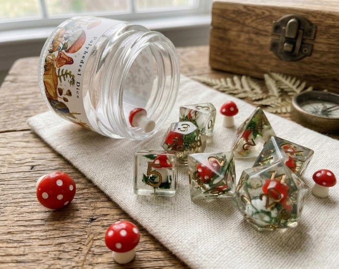 Mushroom Dice Set | D&D Dice | DND