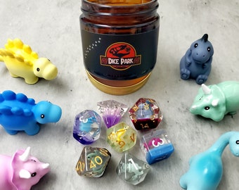 Dice Park Dinosaurier Würfelset | D&D Würfel | DND