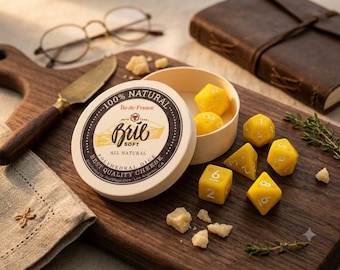 Cheese Themed Dice Set | D&D Dice | DND
