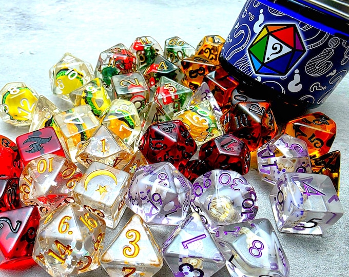 Mystery Sharp Edge Resin Dice Set: Random Mix (1 LB)