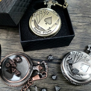Vintage Pocket Watch Dice | D&D Dice | DND