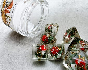 Mushroom Dice Set | D&D Dice | DND