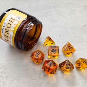 Honey Dice Set Bee D20 | D&D Dice | DND