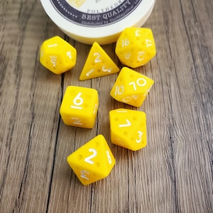 Cheese Themed Dice Set D&D Dice DND image 3