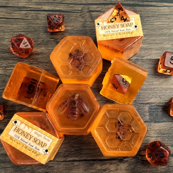 Set honingdobbelstenen zeep (1.6 oz/46 g) | D&D-dobbelstenen | Niet storen