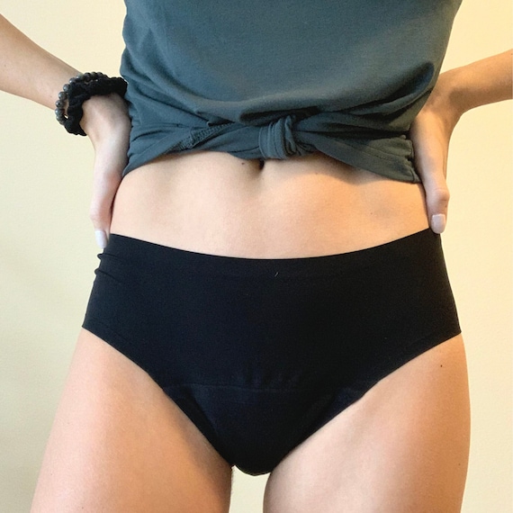 Supportive Period Underwear Reusable, High Waisted Women's Brief