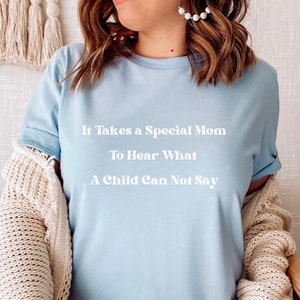 dia das mães camiseta | Camisa da mamã do autismo | Idéia de presente para mãe de criança não verbal | Presente especial para mamãe
