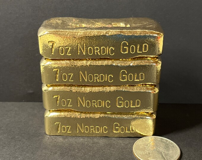 17 Oz Hand Poured Nordic Gold Bar/ingot swamp East Bullion Etsy