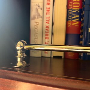 Polished Nickel Shelf Rail - FREE SHIPPING