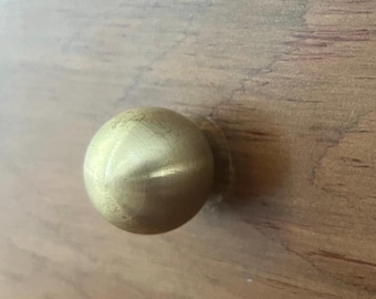 Pomos para armarios de latón macizo 100% sin lacar