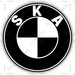 SKA Decal / Sticker - 3&quot; Circle Vinyl Sticker