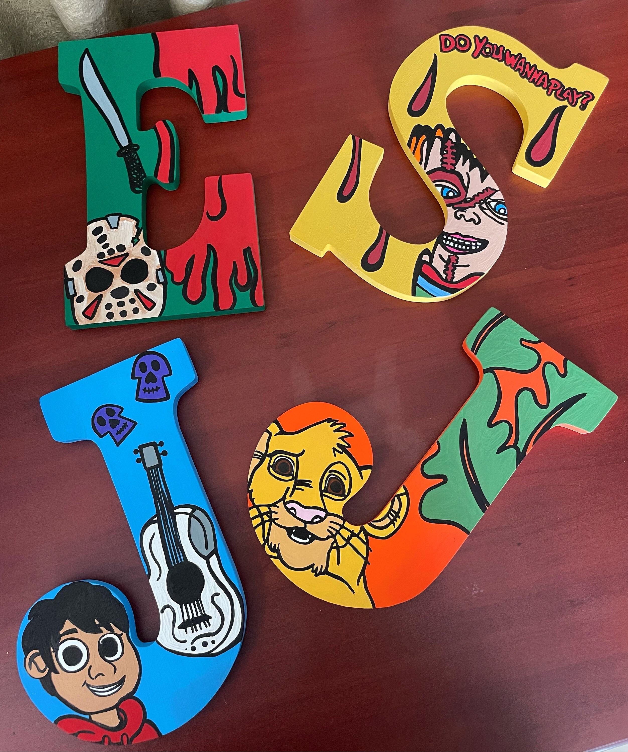 Custom Painted Letters 10 Dollars per Letter - Etsy