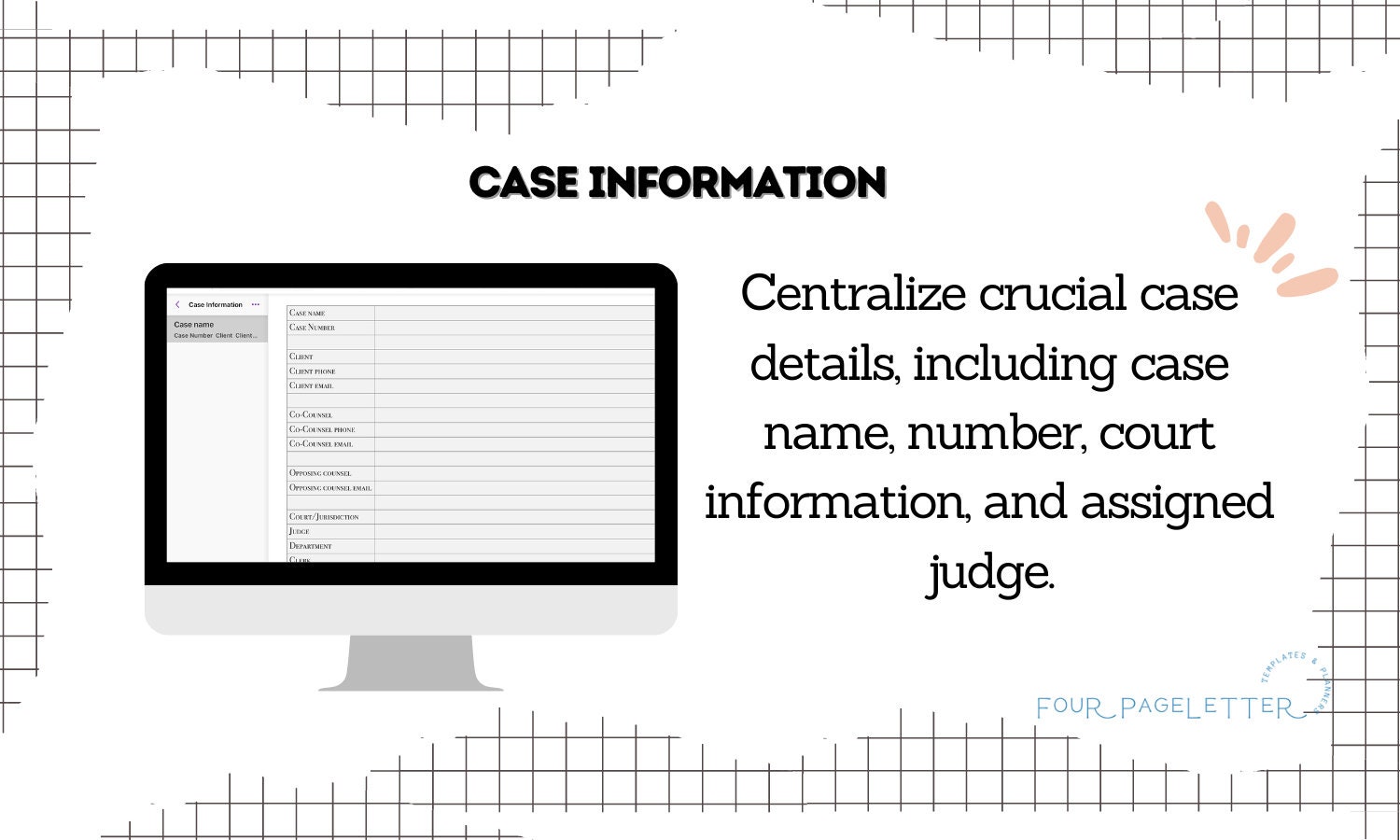 Onenote Trial Prep Planner Legal Planner Onenote Paralegal Planner