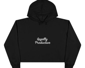 Natürlich Produktiver Cropped Hoodie